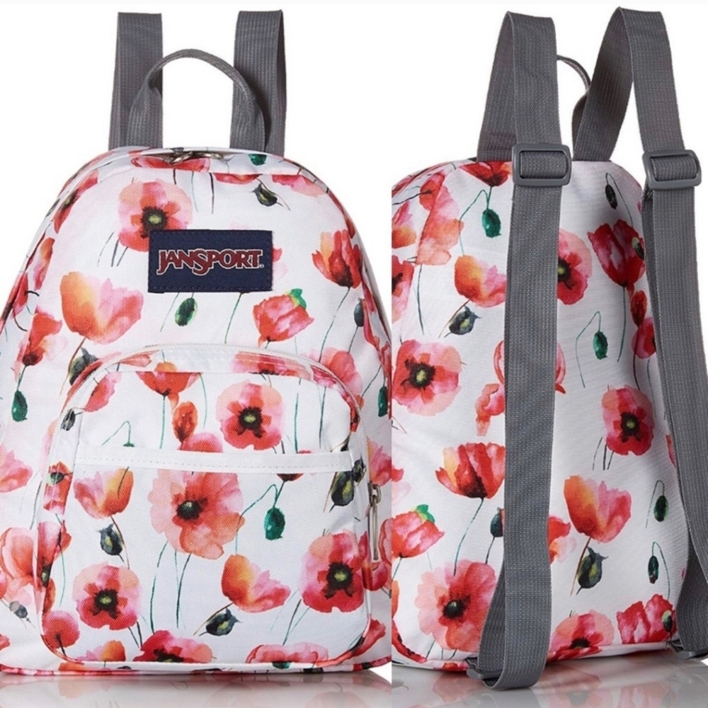 Jansport floral mini backpack bag purse